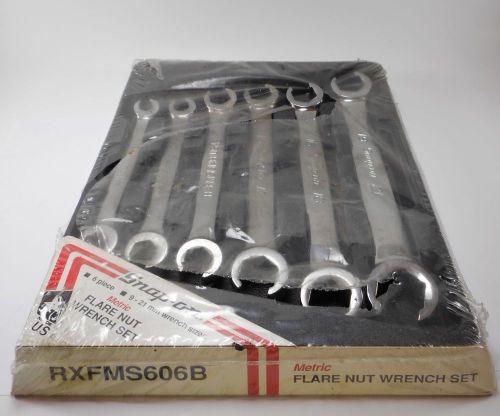 Snap-on tools, metric flare nut wrenches double end, 6 point 9mm-21mm made usa for sale