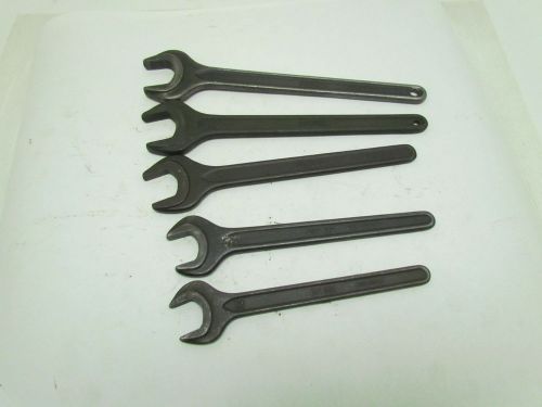 DIN 894 Single Open End Metric Wrench 5pc Set 22mm 24mm 27mm 30mm 32mm