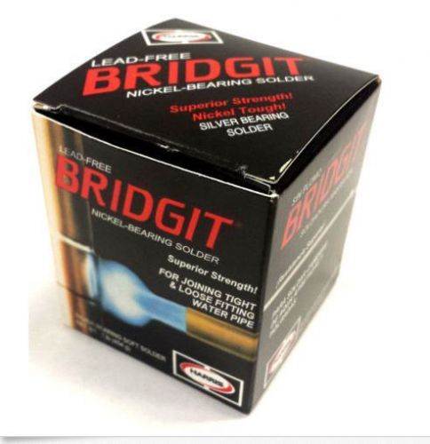 Bridgit Solder 2 LB 8oz Lead-Free Nickel Bearing Solder