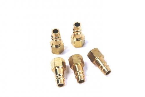 High Flow Industrial Female Quick Disconnect Plug 1/4&#034; NPT PACK OF 5