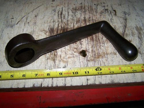 Old ASSOCIATED UNITED Hit Miss Gas Engine Starting Crank Cast Iron Steam Magneto