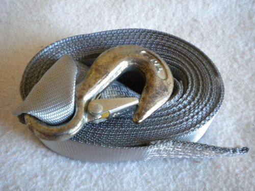tow strap  20.5 ft BY 2&#034; long heavy duty  WITH 1 HOOK