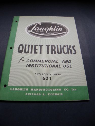 Vintage Catalog of Quiet Trucks / Two Wheelers / Wagons / Flatbed Carts