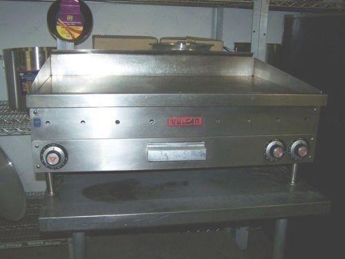 Vulcan 3 burner 36 inch; counter top flat griddle; nsf; natural gas for sale