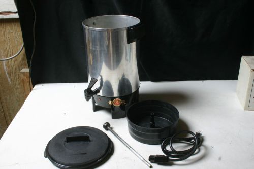 REGALWARE COMMERCIAL ALUMINUM 30  CUP COFFEE MAKER #58230R