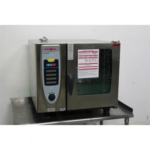 Used rational scc 61 6-pan electric combi oven/steamer for sale