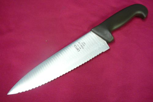 CAPCO SERRATED CHEF KNIFE 8&#034; SS BLADE  PLASTIC HANDLE JAPAN