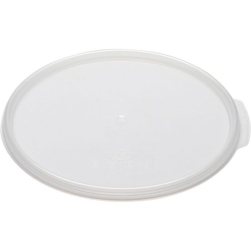 Cambro 6 and 8 qt. large seal lids, 12pk translucent rfs6scpp-190 for sale