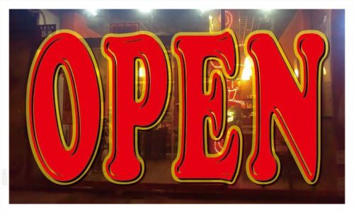 Bb202 open shop store bar banner sign for sale