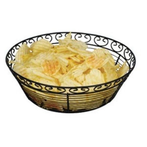 WBKG-8R 8&#034; Round Bread/Fruit Basket