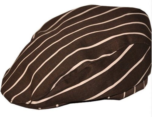 The Cafe Attendant Hat Men&#039;s and Women&#039;s Chef Beret Brown Hat