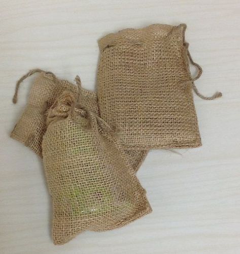 4 x 6 Burlap Bags With Draw Strings - Pack of 50 Bags Brand New!!!!
