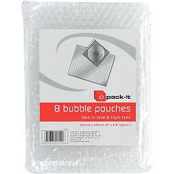 Epack-it Bubble Pouches (8 Pack) 203mm x 249mm Brand New Fast Postage