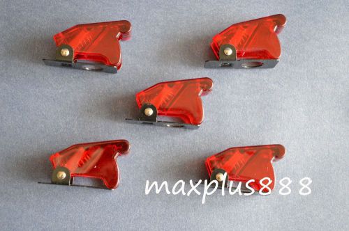 5PCs Rubylith Toggle Switch Guard Cover / Switch Security Guard