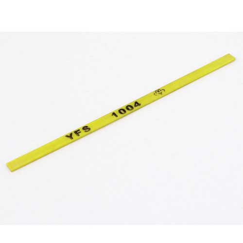 100mm x 4mm x 1mm 600# Boride Abrasives Grinding Oil Stone Yellow