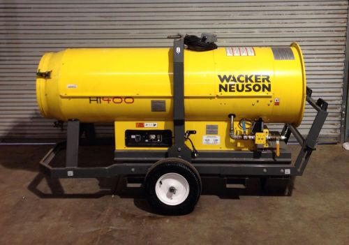 2011 wacker neuson hi400 lp natual gas propane heater barely used for sale