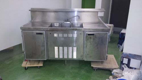 3 Compartment Sink With Refrigerator