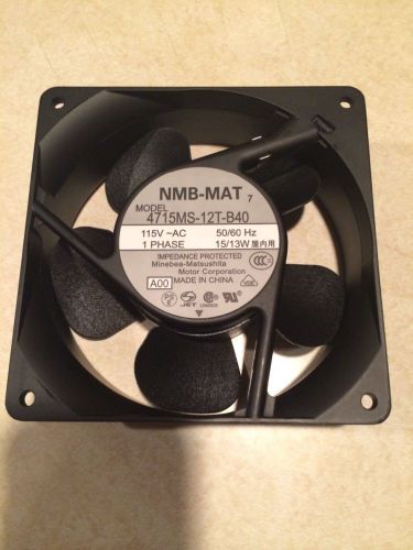 NMB 4715MS-12T-B40 115V 50/60 Hz 15/13Watt Fan