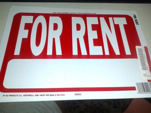 For Rent AND NO TRESSPASSING Sign&#039;S  LOT OF 20