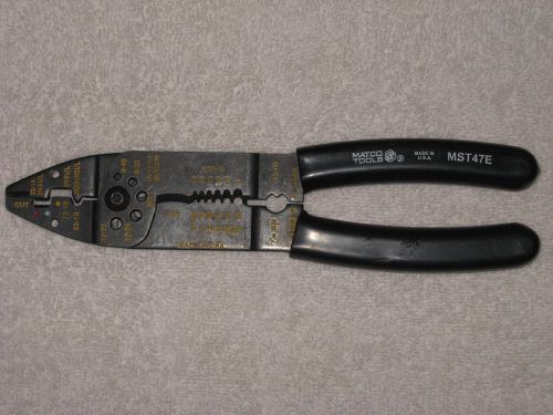 Matco Tools MST47E Wire Stripper/Cutter Pliers