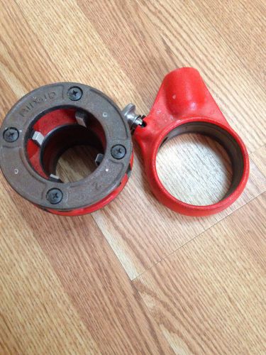 Ridgid ratchet with 1die head 2&#034; pipe tap threader for sale