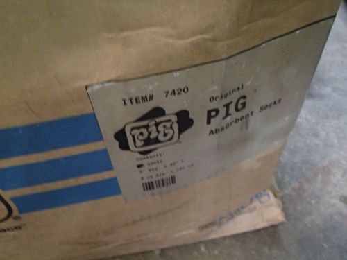 SUPER PIG ABSORBENT SOCKS PIG7420 (1 CASE OF 18 SOCKS 42&#034;L)   NEW