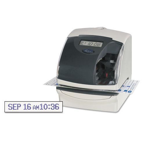 New lathem 5000ep 5000e plus electronic time recorder/document stamp/numbering for sale