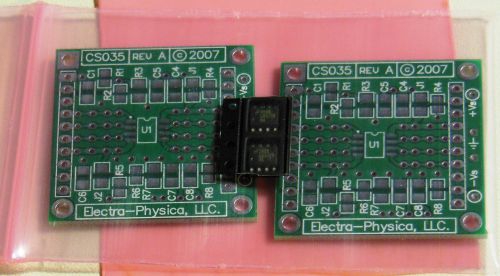 Audiophile lme49720 op amp - qty(2) + cs035 diy opamp dev board (bare) - qty(2) for sale
