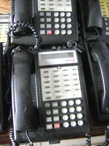 LUCENT /  AVAYA PARTNER 18D BUSINESS PHONES GROUP OF 3 PHONES WITH DISPLAY