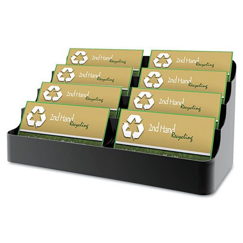 Deflect-O Corporation Recycled Business Card Holder, Holds 450, Eight-Pocket