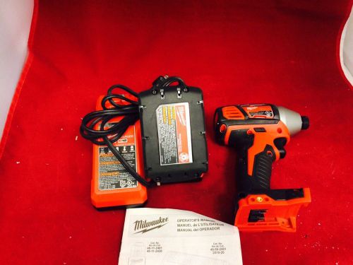 Milwaukee  2656-20 18 volt cordless impact driver WITH BATTERY AND CHARGER