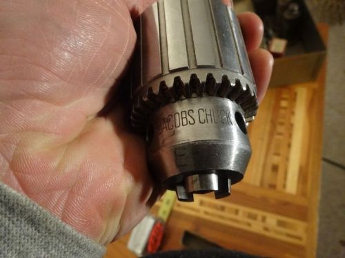 MACHINIST LATHE MILL MICRO NICE Jacobs Drill Chuck # 6A - 33 Taper 0 - 1/2&#034;