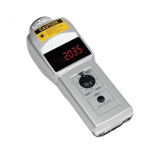 Shimpo dt207lr handheld laser non-contact/contact digital tachometer led for sale