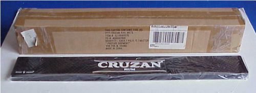SEALED BOX (5) New Unused CRUZAN RUM Bar Rail SPILL MATS Barware Advertising