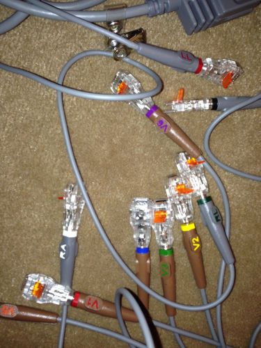 Burdick EKG cables