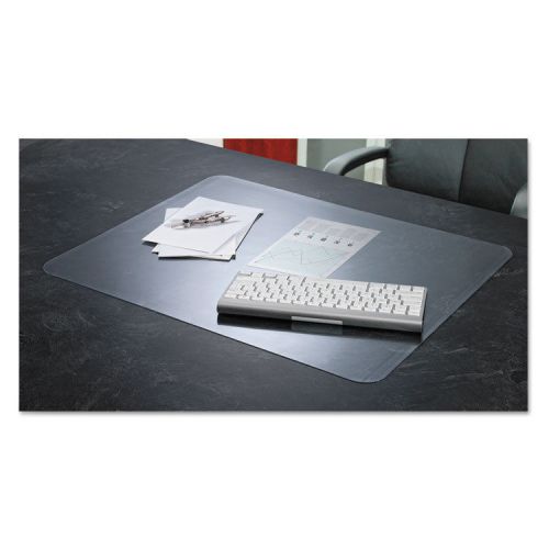 KrystalView Desk Pad with Microban, 22 x 17, Clear