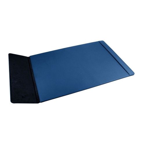 LUCRIN - Deluxe Desk pad 25.6x17.7 inches - Smooth Cow Leather - Royal Blue