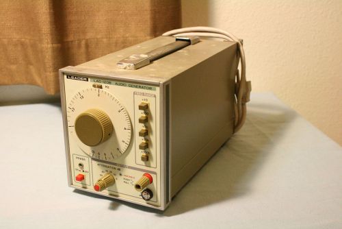 LEADER Model LAG-120B Audio FREQUENCY Generator 10Hz - 1MHz POWERS ON