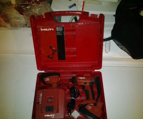HILTI SID 121-A CORDLESS 1/4&#034; IMPACT WRENCH, MINIMAL USED