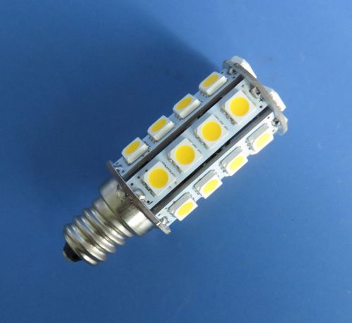 1x E12 LED bulb 30-5050 SMD LED AC/DC12-24V Super Bright, Warm White #E1230AB