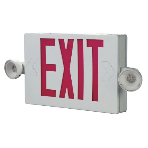 Cooper lighting all pro exit light red for sale