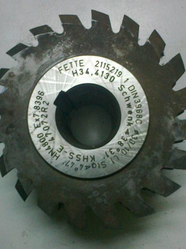 FETTE  2115219 HOB GEAR CUTTER  NEW CONDITION