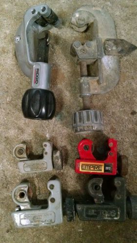 RIDGID 150 Constant Swing Tubing, pipe Cutter, Plus 5 others Lot Empire Superior