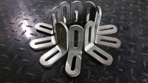 (10) stainless steel  l bracket  heay duty metal bracket 3x3x1/4&#034;  vg205b14ss for sale
