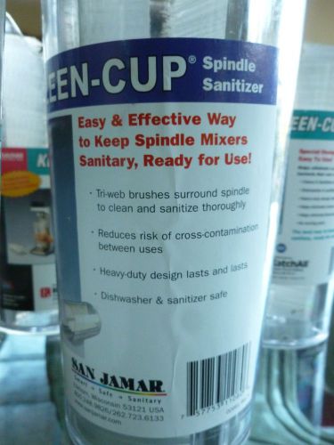 San Jamar Kleen-Cup Commercial Drink Mixer Spindle Sanitizer Lowest Price On E-B