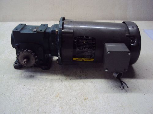 Baldor motor vm3546 hp 1 v 208-230/460 rpm 1725 fr 56c with tigear port#13 used for sale