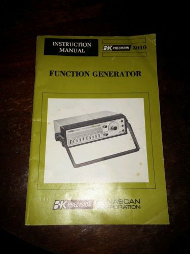 Dynascan 3010 Function Generator Manual Only