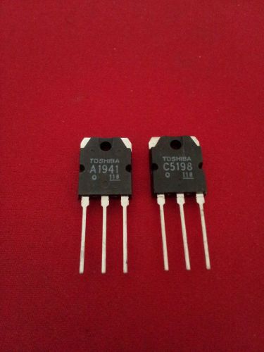1pair Original 2SA1941 &amp; 2SC5198 TOSHIBA Transistor A1941 &amp; C5198