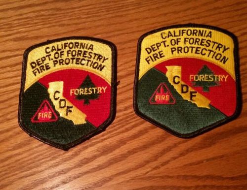 2 CDF California CA Dept of Forestry Fire Protection