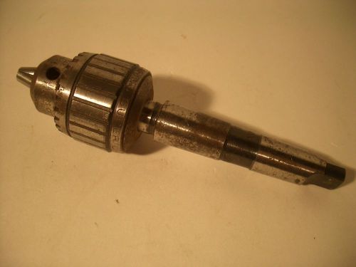 JACOBS BALL BEARING SUPER CHUCK No.8-1/2 n 0-1/4&#034; with taper shaft